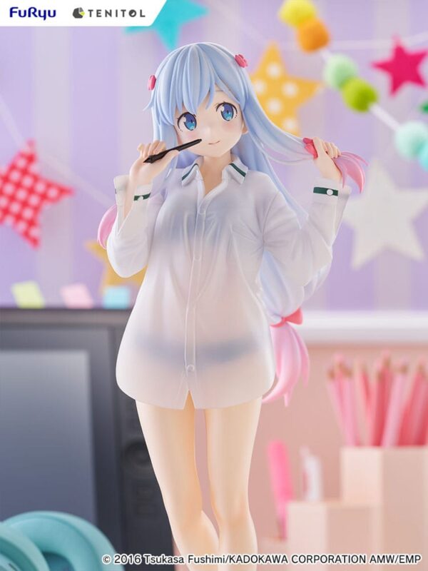 Eromanga Sensei Tenitol Tall PVC Szobor Sagiri Izumi Shirts Ver. 30 cm
