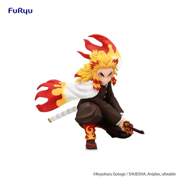 Demon Slayer: Kimetsu no Yaiba Noodle Stopper PVC Szobor Rengoku Kyojuro Battle Ver. 10 cm Demon Slayer: Kimetsu no Yaiba Noodle Stopper PVC Szobor Rengoku Kyojuro Battle Ver. 10 cm