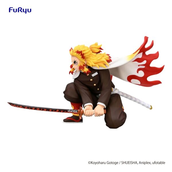 Demon Slayer: Kimetsu no Yaiba Noodle Stopper PVC Szobor Rengoku Kyojuro Battle Ver. 10 cm Demon Slayer: Kimetsu no Yaiba Noodle Stopper PVC Szobor Rengoku Kyojuro Battle Ver. 10 cm