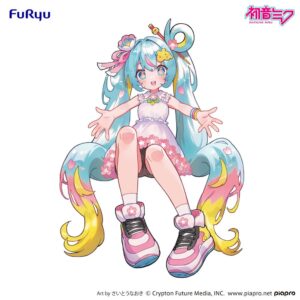 Hatsune Miku Noodle Stopper PVC Szobor Hatsune Miku 10th Anniversary 14 cm