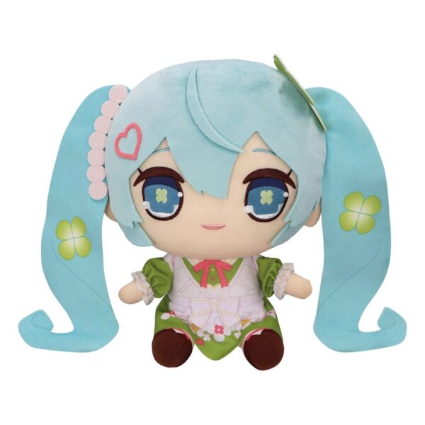 Hatsune Miku Kyurumaru Big Plüss Figura Clover 26 cm
