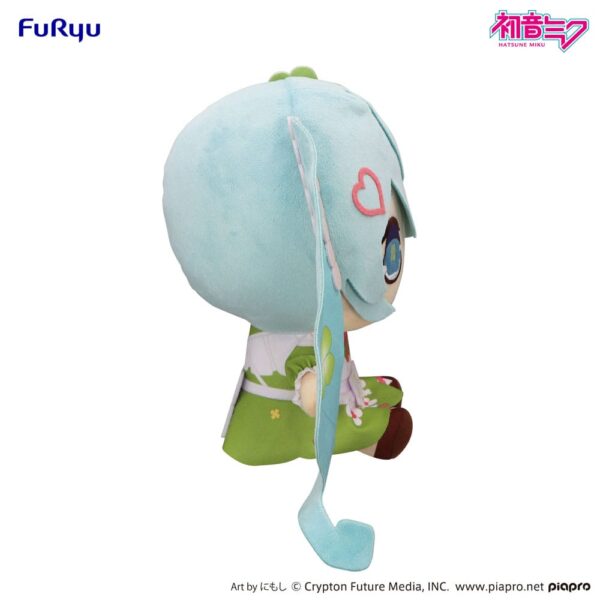 Hatsune Miku Kyurumaru Big Plüss Figura Clover 26 cm