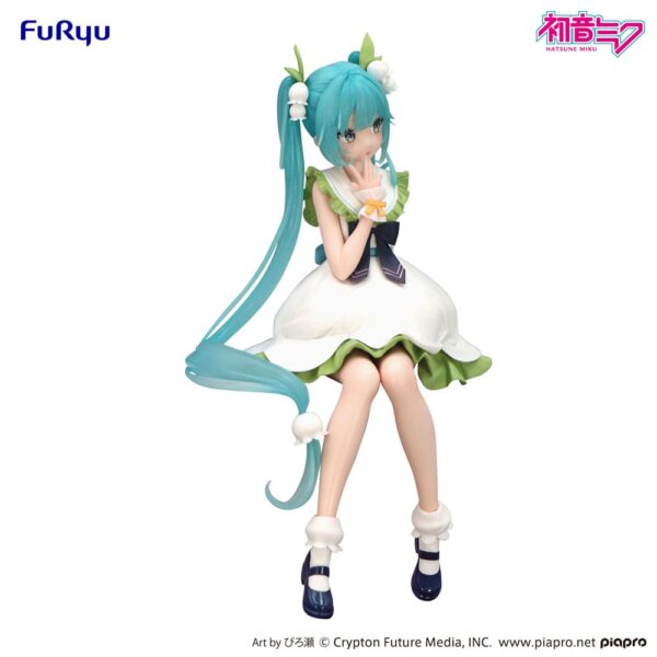 Hatsune Miku Noodle Stopper PVC Szobor Flower Fairy Lily of the Valley 14 cm