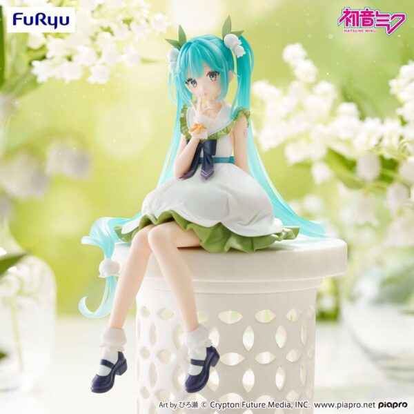 Hatsune Miku Noodle Stopper PVC Szobor Flower Fairy Lily of the Valley 14 cm