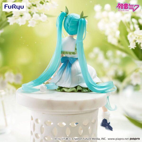 Hatsune Miku Noodle Stopper PVC Szobor Flower Fairy Lily of the Valley 14 cm