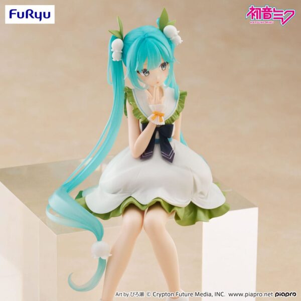 Hatsune Miku Noodle Stopper PVC Szobor Flower Fairy Lily of the Valley 14 cm