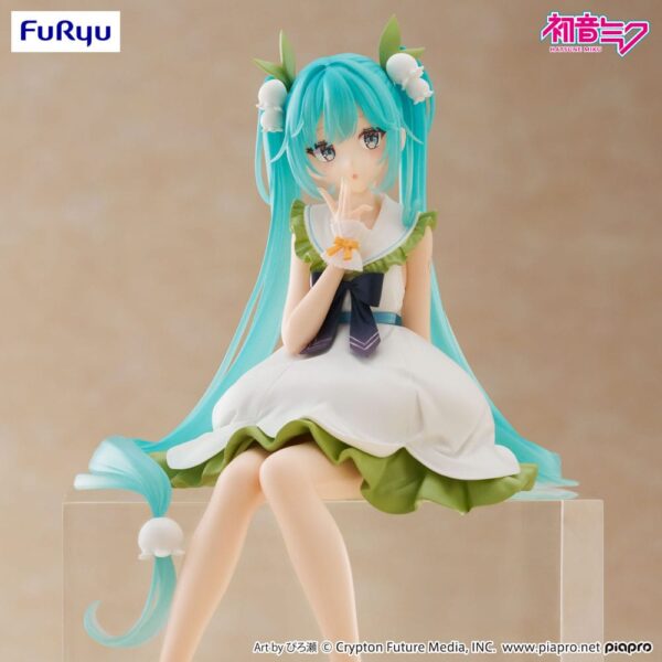 Hatsune Miku Noodle Stopper PVC Szobor Flower Fairy Lily of the Valley 14 cm