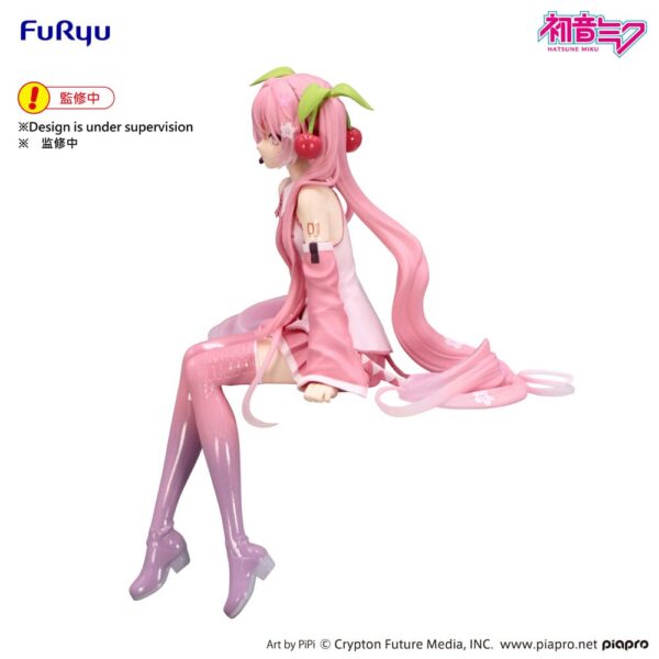 Hatsune Miku Noodle Stopper PVC Szobor Sakura Miku 2026 14 cm Hatsune Miku Noodle Stopper PVC Szobor Sakura Miku 2026 14 cm