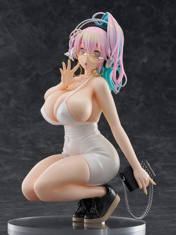Super Sonico Pop Up Parade PVC Szobor Super Sonico: 15th Mini Dress Ver. L Size 20 cm