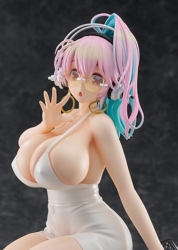 Super Sonico Pop Up Parade PVC Szobor Super Sonico: 15th Mini Dress Ver. L Size 20 cm