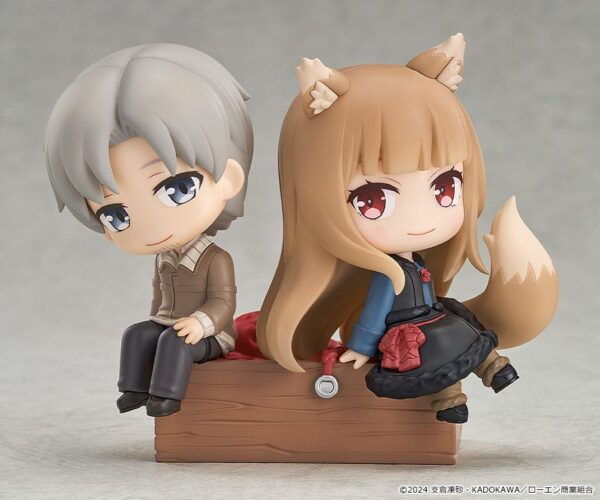 Spice and Wolf: Merchant Meets the Wise Wolf Mini Memory Mini Figura Lawrence & Holo 8 cm