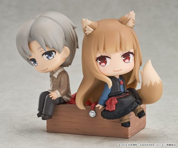 Spice and Wolf: Merchant Meets the Wise Wolf Mini Memory Mini Figura Lawrence & Holo 8 cm