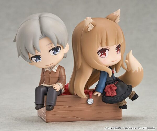 Spice and Wolf: Merchant Meets the Wise Wolf Mini Memory Mini Figura Lawrence & Holo 8 cm