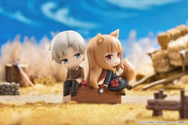 Spice and Wolf: Merchant Meets the Wise Wolf Mini Memory Mini Figura Lawrence & Holo 8 cm
