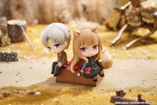 Spice and Wolf: Merchant Meets the Wise Wolf Mini Memory Mini Figura Lawrence & Holo 8 cm