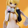 Fairy Tail Pop Up Parade PVC Szobor Lucy Heartfilia Natsu Costume Ver. L Size 22 cm
