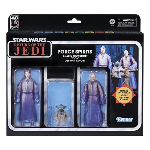 Star Wars Episode VI Black Series Akció Figura 3-Pack Force Spirits 15 cm