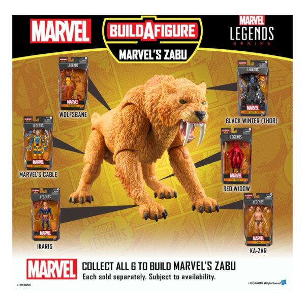 Marvel Legends Akció Figura Marvel's Cable (BAF: Marvel's Zabu) 15 cm Marvel Legends Akció Figura Marvel's Cable (BAF: Marvel's Zabu) 15 cm