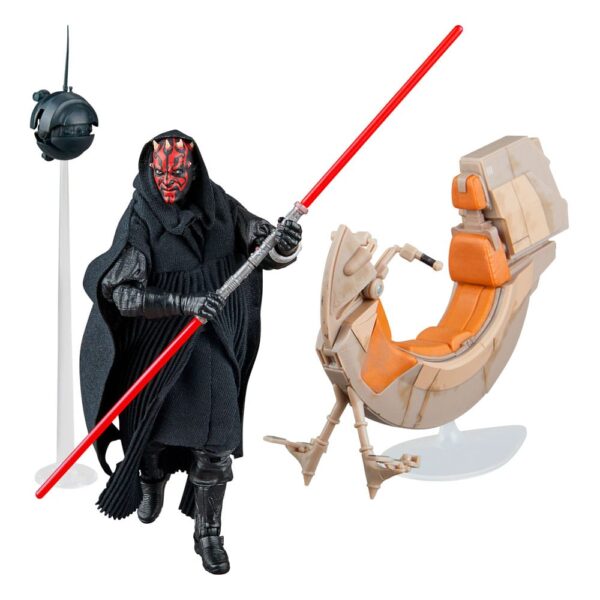 Star Wars Episode I Black Series Jármű with Akció Figura Darth Maul & Sith Speeder 25th Anniversary