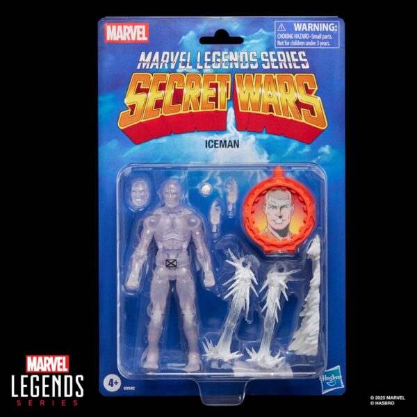 Secret Wars Marvel Legends Retro Akció Figura Iceman 15 cm Secret Wars Marvel Legends Retro Akció Figura Iceman 15 cm