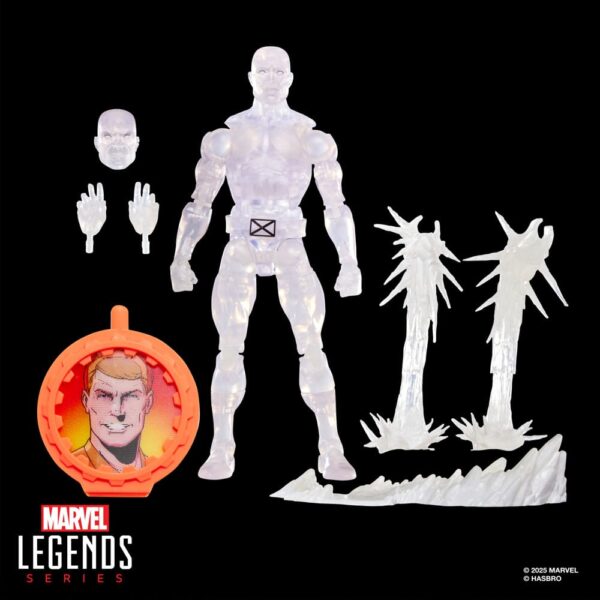 Secret Wars Marvel Legends Retro Akció Figura Iceman 15 cm Secret Wars Marvel Legends Retro Akció Figura Iceman 15 cm