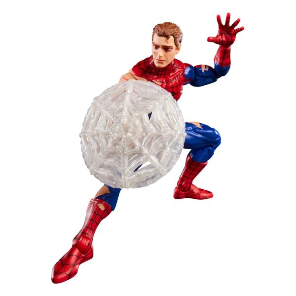 Marvel Legends Magic: The Gathering Akció Figura Battle-Damaged Spider-Man (plus Exclusive Foil Card) 15 cm