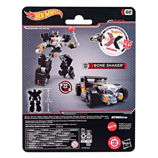Hot Wheels x Transformers Akció Figura Bone Shaker 12 cm Hot Wheels x Transformers Akció Figura Bone Shaker 12 cm