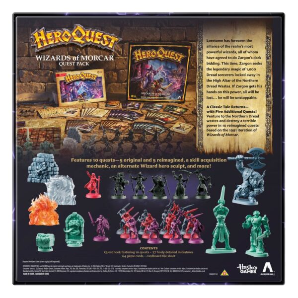 HeroQuest Board Game Expansion Wizards of Morcar Quest Pack *English Version* HeroQuest Board Game Expansion Wizards of Morcar Quest Pack *English Version*