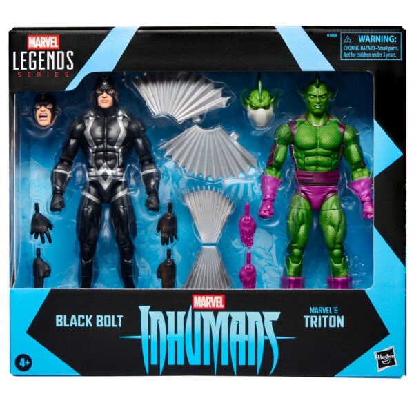 Inhumans Marvel Legends Akció Figura 2-Pack Black Bolt & Marvel's Triton 15 cm Inhumans Marvel Legends Akció Figura 2-Pack Black Bolt & Marvel's Triton 15 cm