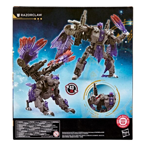Transformers Age of the Primes Leader Class Akció Figura Razorclaw 19 cm Transformers Age of the Primes Leader Class Akció Figura Razorclaw 19 cm