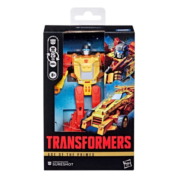 Transformers Age of the Primes Deluxe Class Akció Figura Targetmaster Sureshot 14 cm Transformers Age of the Primes Deluxe Class Akció Figura Targetmaster Sureshot 14 cm