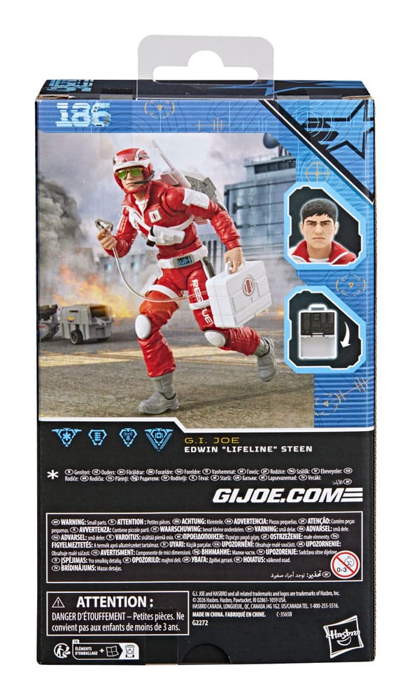 G.I. Joe Classified Series Akció Figura Edwin "Lifeline" Steen 15 cm G.I. Joe Classified Series Akció Figura Edwin "Lifeline" Steen 15 cm