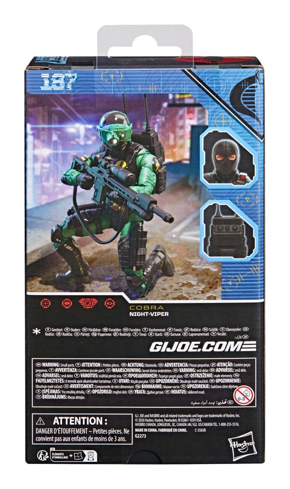 G.I. Joe Classified Series Akció Figura Night-Viper 15 cm G.I. Joe Classified Series Akció Figura Night-Viper 15 cm