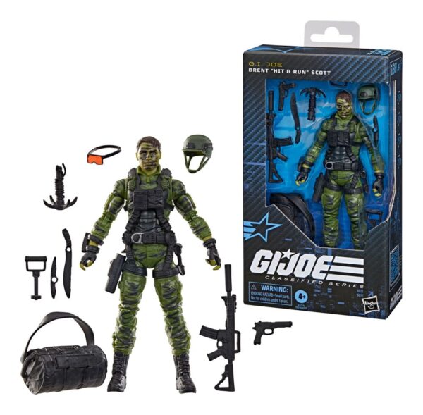 G.I. Joe Classified Series Akció Figura Brent "Hit & Run" Scott 15 cm
