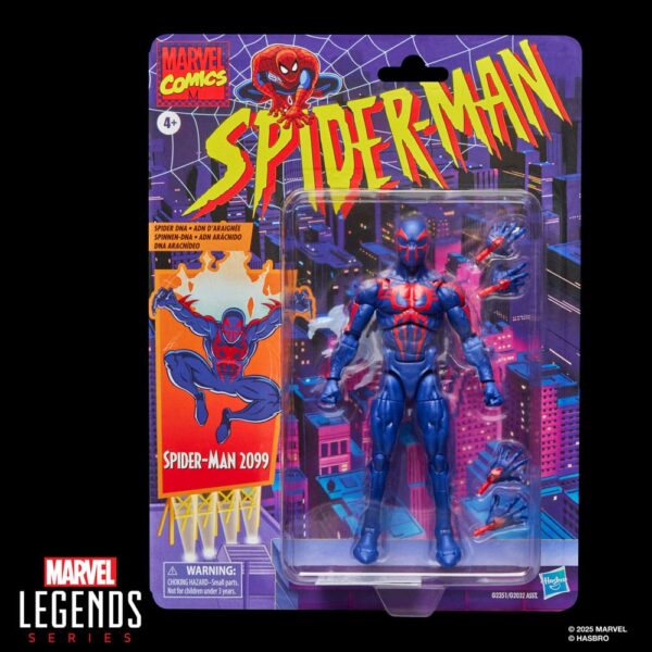 Spider-Man Marvel Legends Retro Akció Figura Spider-Man 2099 15 cm Spider-Man Marvel Legends Retro Akció Figura Spider-Man 2099 15 cm