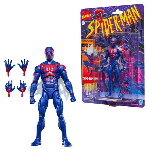 Spider-Man Marvel Legends Retro Akció Figura Spider-Man 2099 15 cm Spider-Man Marvel Legends Retro Akció Figura Spider-Man 2099 15 cm