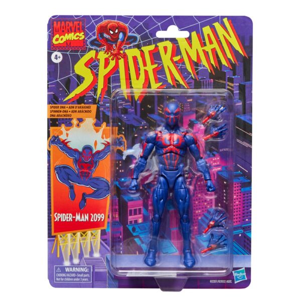 Spider-Man Marvel Legends Retro Akció Figura Spider-Man 2099 15 cm Spider-Man Marvel Legends Retro Akció Figura Spider-Man 2099 15 cm