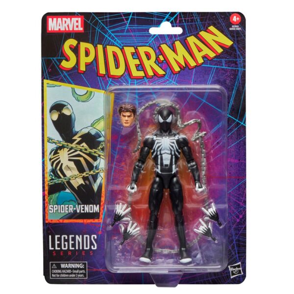 Spider-Man Marvel Legends Retro Akció Figura Spider-Venom 15 cm Spider-Man Marvel Legends Retro Akció Figura Spider-Venom 15 cm