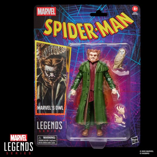 Spider-Man Marvel Legends Retro Akció Figura Marvel's Owl 15 cm Spider-Man Marvel Legends Retro Akció Figura Marvel's Owl 15 cm