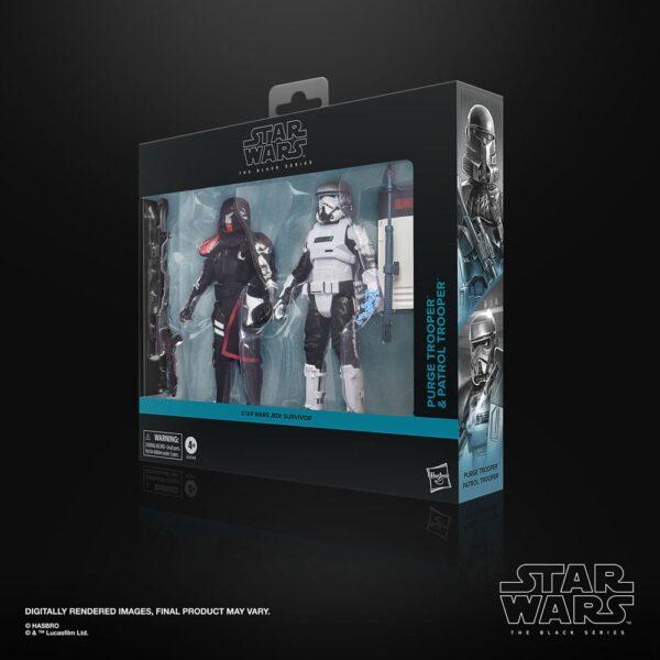Star Wars Jedi: Survivor Black Series Akció Figura 2-Pack Purge Trooper & Patrol Trooper 15 cm Star Wars Jedi: Survivor Black Series Akció Figura 2-Pack Purge Trooper & Patrol Trooper 15 cm