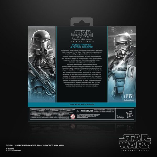 Star Wars Jedi: Survivor Black Series Akció Figura 2-Pack Purge Trooper & Patrol Trooper 15 cm Star Wars Jedi: Survivor Black Series Akció Figura 2-Pack Purge Trooper & Patrol Trooper 15 cm