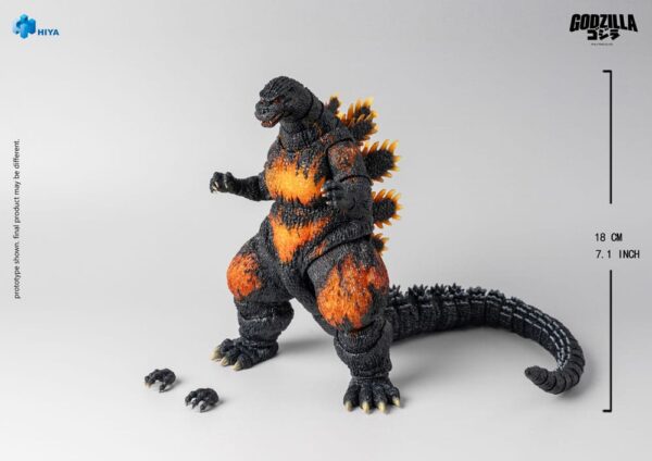 Godzilla vs. Destoroyah (1995) Exquisite Basic Akció Figura Burning Godzilla 18 cm