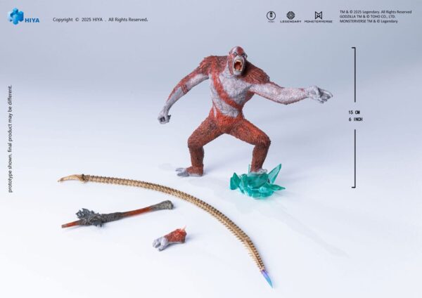 Godzilla x Kong The New Empire Stylist Series PVC Szobor Skar King 15 cm