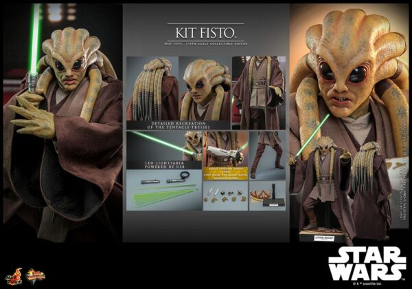 Star Wars Movie Masterpiece Akció Figura 1/6 Kit Fisto 32 cm