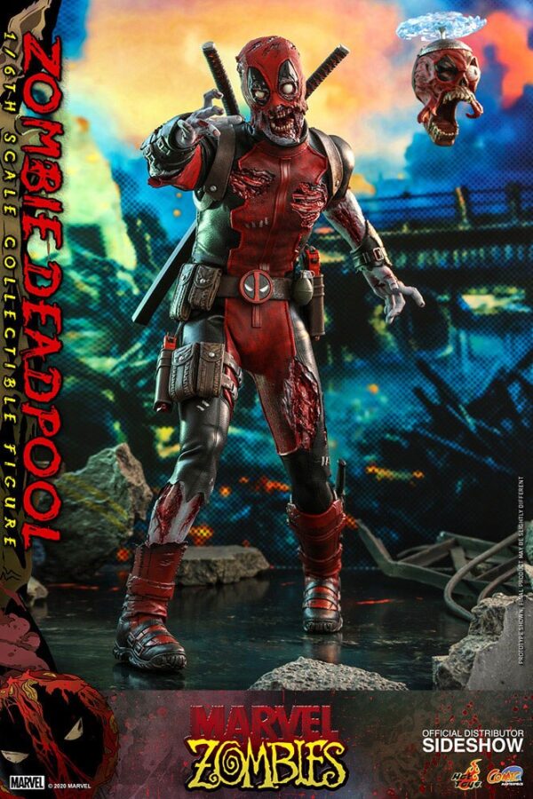 Marvel Zombies Comic Masterpiece Akció Figura 1/6 Zombie Deadpool 31 cm Marvel Zombies Comic Masterpiece Akció Figura 1/6 Zombie Deadpool 31 cm