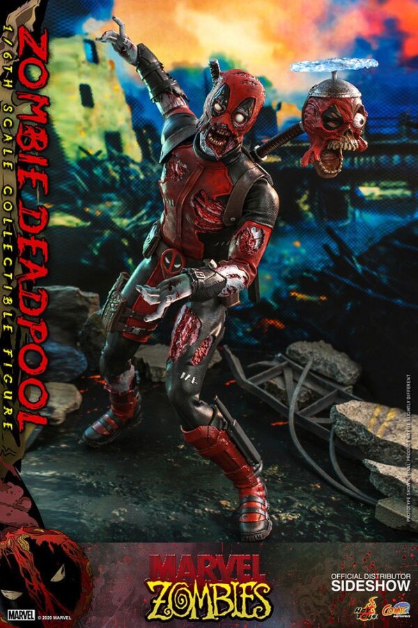 Marvel Zombies Comic Masterpiece Akció Figura 1/6 Zombie Deadpool 31 cm Marvel Zombies Comic Masterpiece Akció Figura 1/6 Zombie Deadpool 31 cm