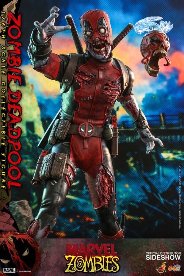 Marvel Zombies Comic Masterpiece Akció Figura 1/6 Zombie Deadpool 31 cm Marvel Zombies Comic Masterpiece Akció Figura 1/6 Zombie Deadpool 31 cm