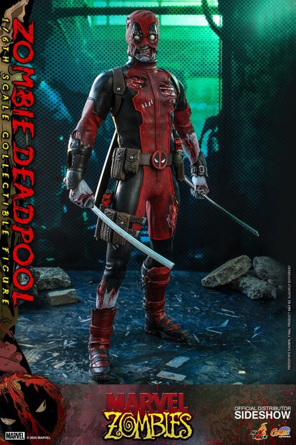 Marvel Zombies Comic Masterpiece Akció Figura 1/6 Zombie Deadpool 31 cm Marvel Zombies Comic Masterpiece Akció Figura 1/6 Zombie Deadpool 31 cm