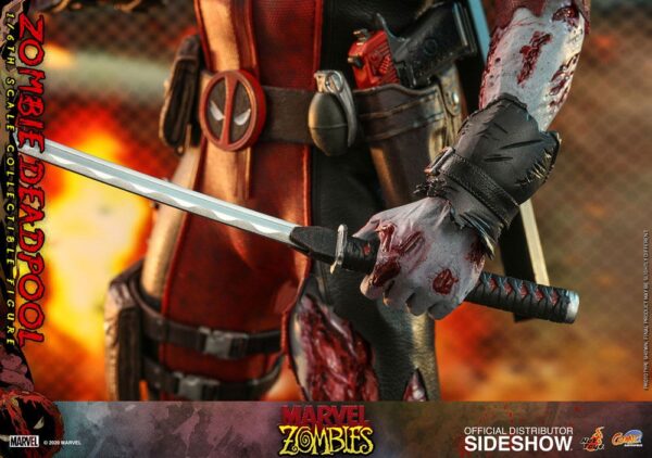 Marvel Zombies Comic Masterpiece Akció Figura 1/6 Zombie Deadpool 31 cm Marvel Zombies Comic Masterpiece Akció Figura 1/6 Zombie Deadpool 31 cm