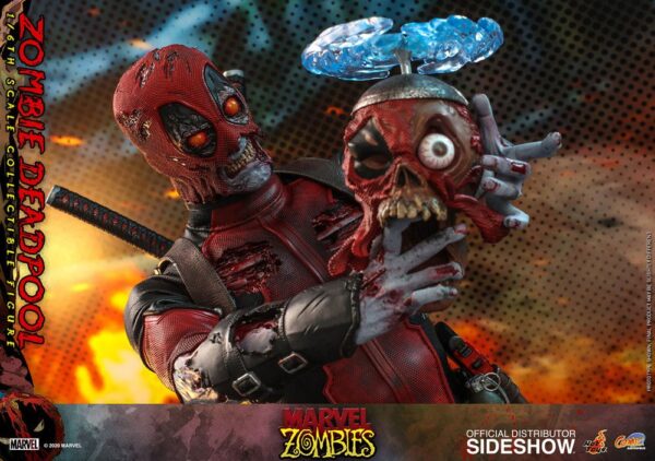 Marvel Zombies Comic Masterpiece Akció Figura 1/6 Zombie Deadpool 31 cm Marvel Zombies Comic Masterpiece Akció Figura 1/6 Zombie Deadpool 31 cm